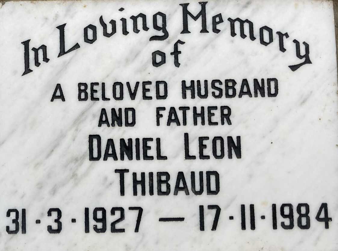 THIBAUD Daniel Leon 1927-1984