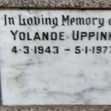 UPPINK Yolande 1943-1977