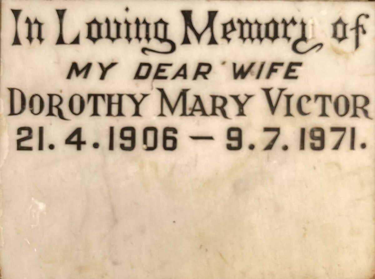 VICTOR Dorothy Mary 1906-1971