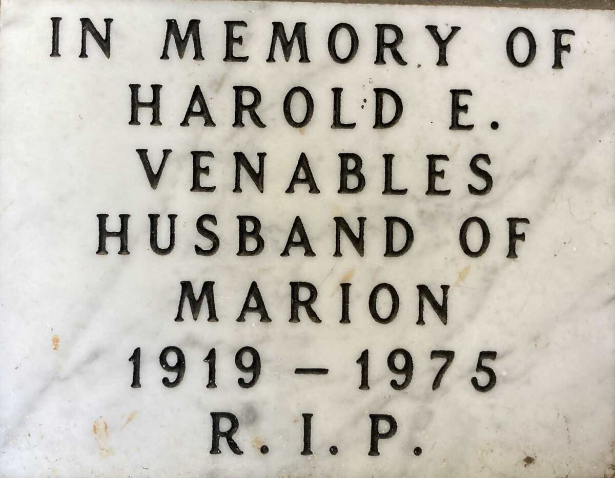 VENABLES Harold E. 1919-1975