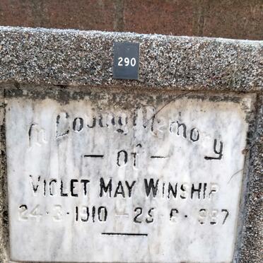 WINSHIP Violet May 1910-1987