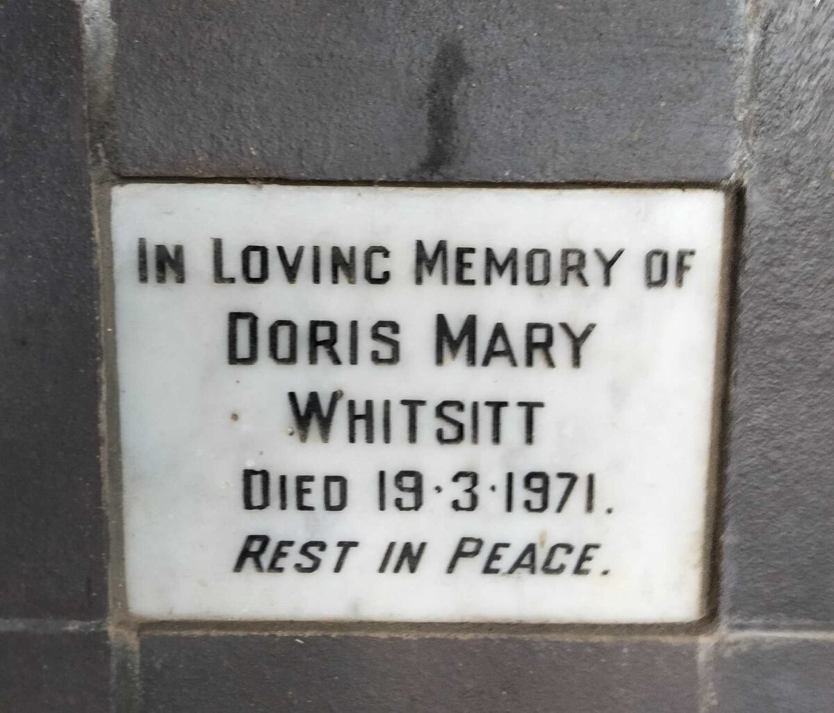 WHITSITT Doris Mary -1971
