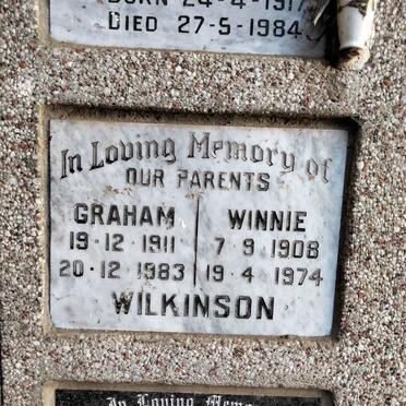 WILKINSON Graham 1911-1983 & Winnie 1908-1974