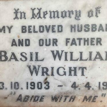WRIGHT Basil William 1903-1959