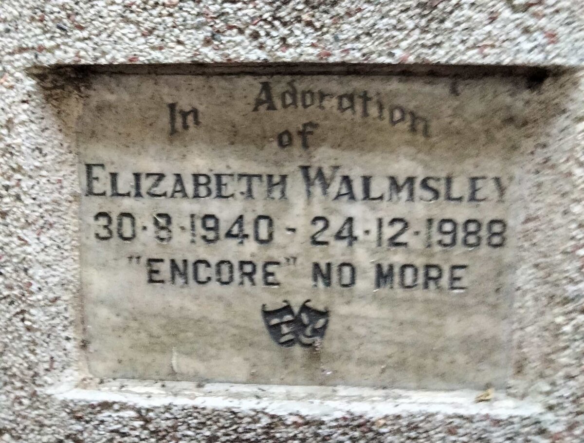 WALMSLEY Elizabeth 1940-1988