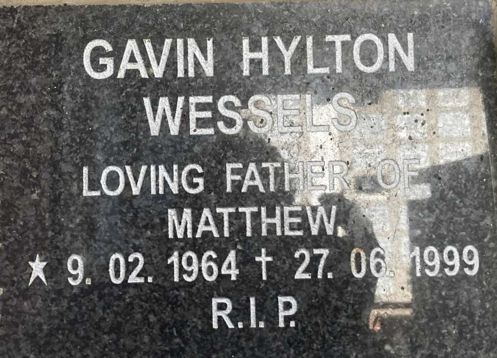 WESSELS Gavin Hylton 1964-1999