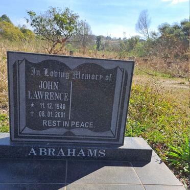 ABRAHAMS John Lawrence 1949-2001