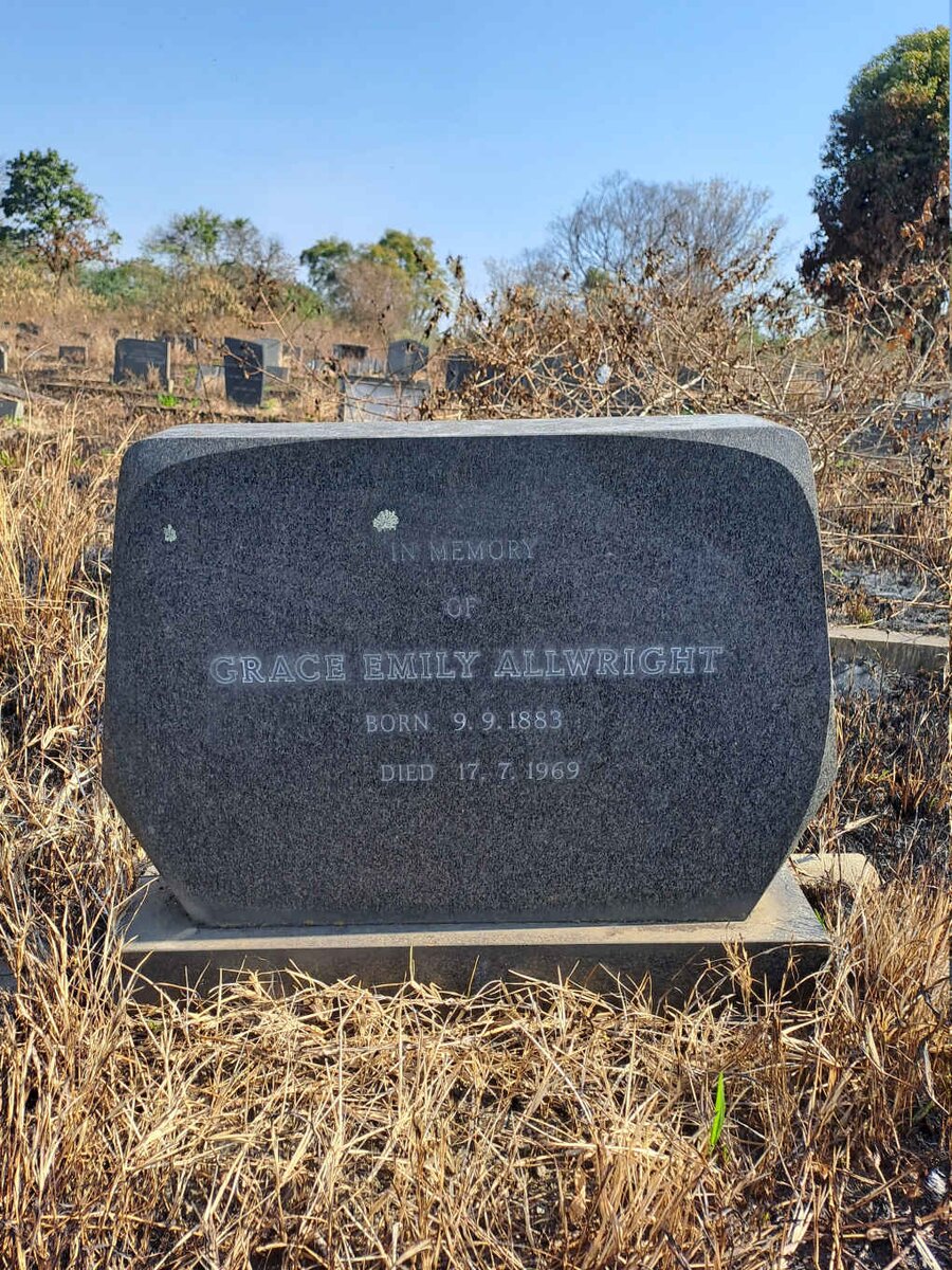 ALLWRIGHT Grace Emily 1883-1969