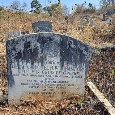 BAMFORD Harry William Morrey 1882-1968