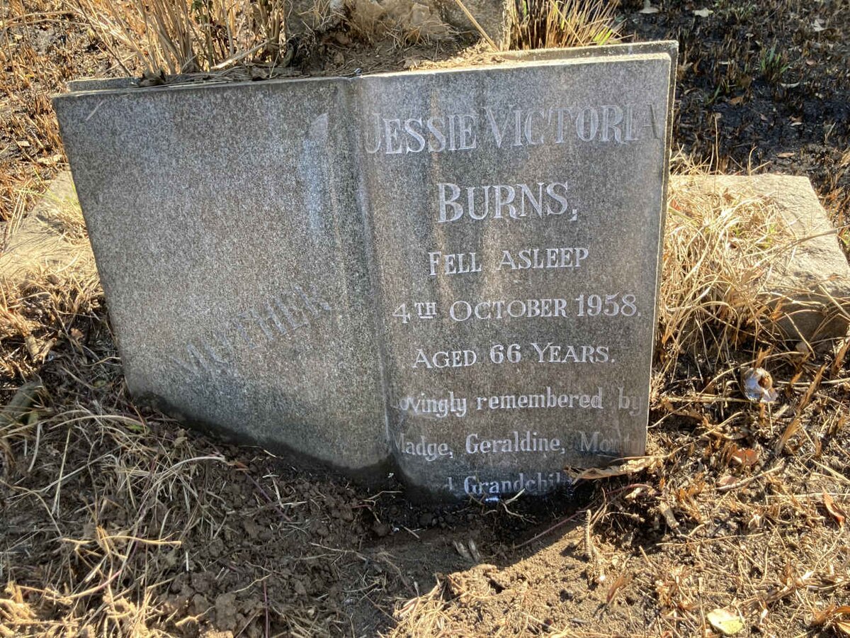 BURNS Jessie Victoria -1958
