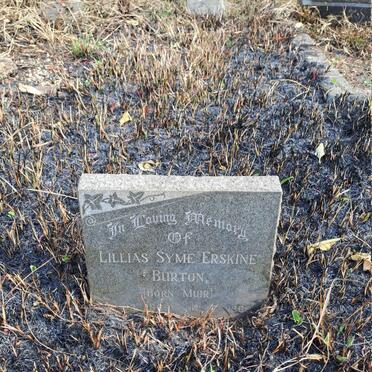 BURTON Lillias Syme Erskine nee MUIR 1869-1963