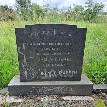 COLBORNE James Edward 1905-1978 & Irene Elizabeth 1905-1999