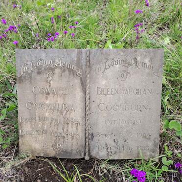 COCKBURN Oswald 1896-1946 & Eileen Vaughan nee NORTON 1904-1992