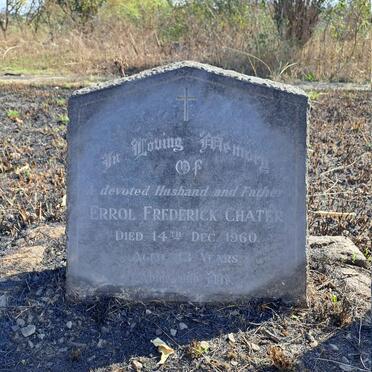 CHATER Errol Frederick -1960