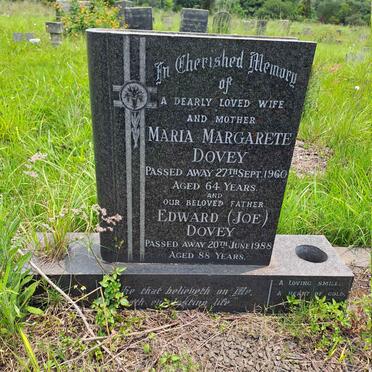 DOVEY Edward -1988 & Maria Margarete -1960