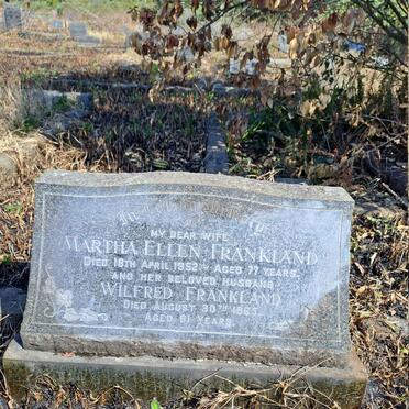 FRANKLAND Wilfred -1965 & Martha Ellen -1952