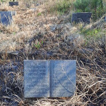 HICKS William John -1969 & Catherine Petronella -1980