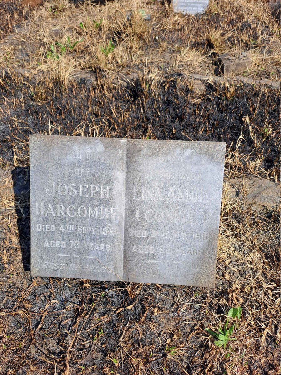 HARCOMBE Joseph -1951 & Lina Annie -1964