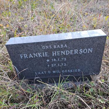 HENDERSON Frankie 1973-1973