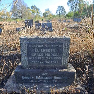 HODGES Sidney Richards -1950 & Elizabeth Grace -1939