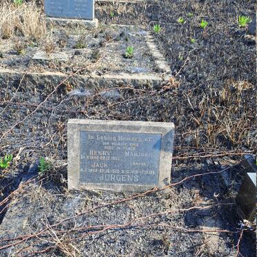 JURGENS Jack 1893-1969 :: JURGENS Marjorie 1915-1951 :: JURGENS Henry 1940-1987