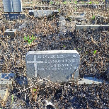 JOHNSON Desmond Cyril 1919-198?