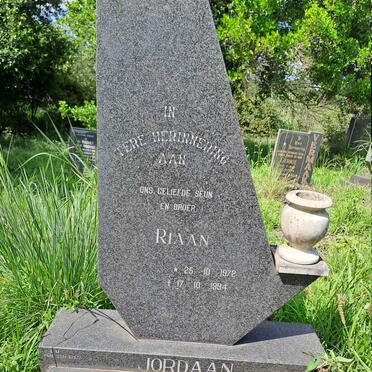 JORDAAN Riaan 1972-1994