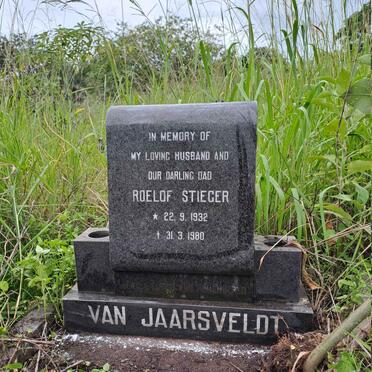 JAARSVELDT Roelof Stieger, van 1932-1980