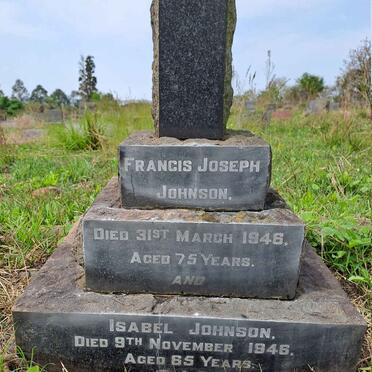 JOHNSON Francis Joseph -1946 & Isabel -1946