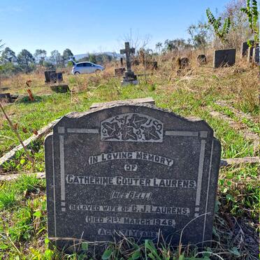 LAURENS Catherine Couter nee BELL -1946