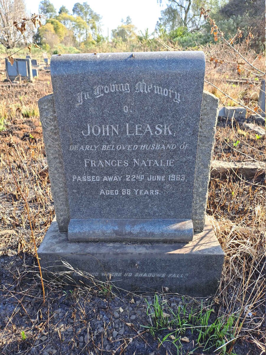 LEASK John -1963