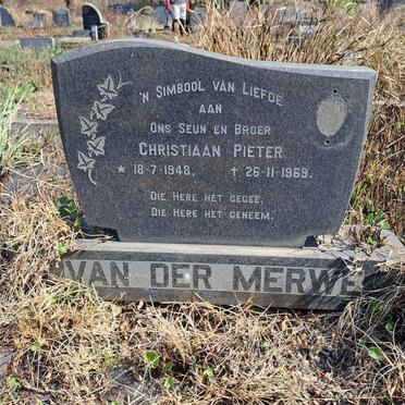 MERWE Christiaan Pieter, van der 1948-1969