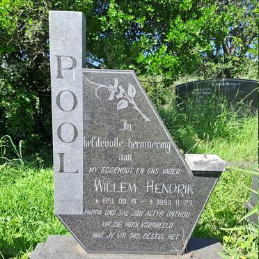 POOL Willem Hendrik 1951-1993
