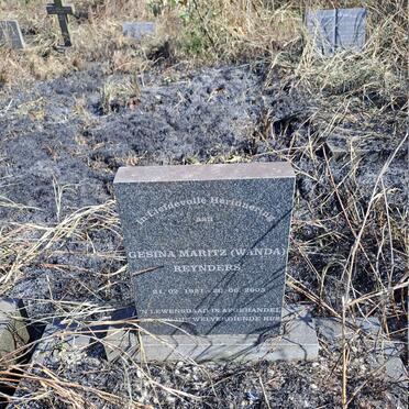 REYNDERS Gesina Maritz 1921-2005