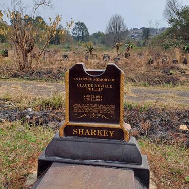 SHARKEY Claude Neville Phillip 1956-2018