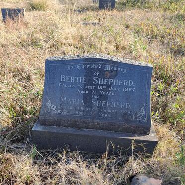 SHEPHERD Bertie -1967 & Maria -19?6