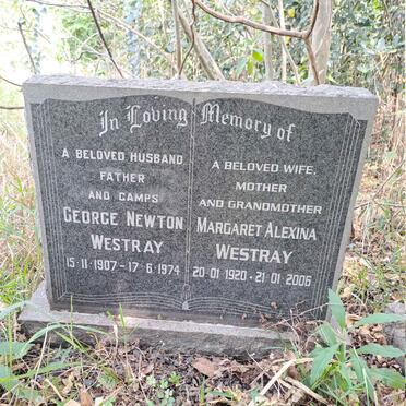 WESTRAY George Newton 1907-1974 & Margaret Alexina 1920-2006