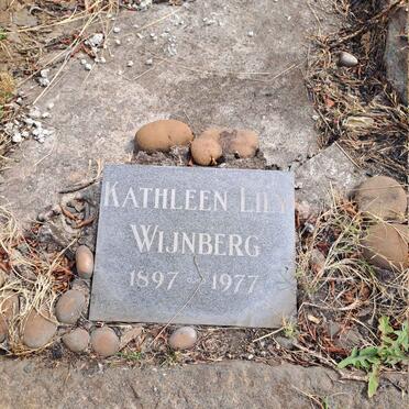 WIJNBERG Kathleen Lily 1897-1977