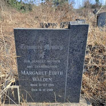WALDEN Margaret Edith 1915-2001