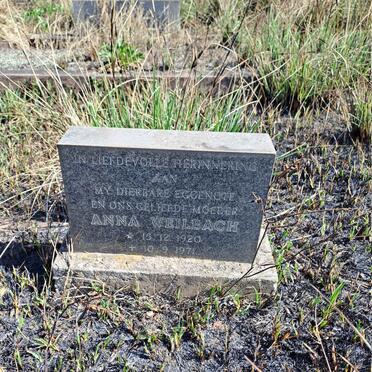 WEILBACH Anna 1920-1971