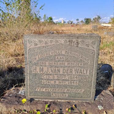 WALT H.M.J., van der 1884-1945