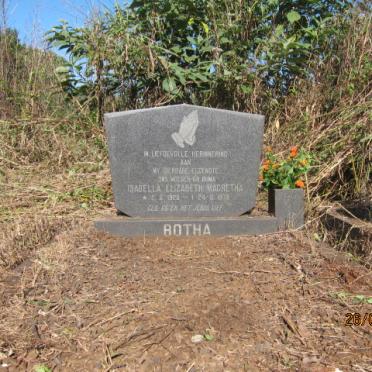 BOTHA Isabella Elizabeth Magrietha 1920-1979
