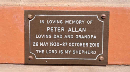 ALLAN Peter 1930-2016