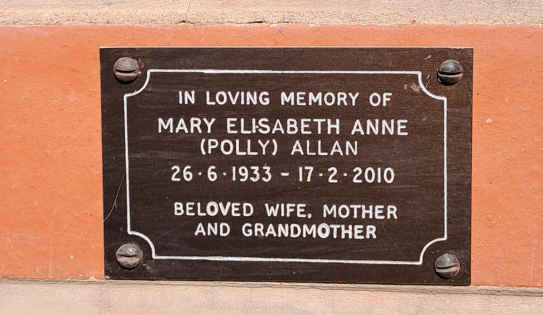 ALLAN Mary Elisabeth  Anne 1933-2010