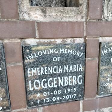 LOGGENBERG Emerencia Maria 1919-2007