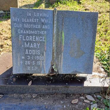 ADDIS Florence Mary 1909-1970