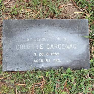 CARCENAC Colette -1985