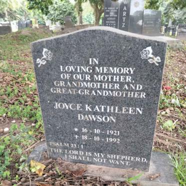 DAWSON Joyce Kathleen 1921-1992