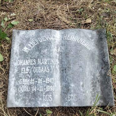 ELS Johannes Martinus 1947-1999