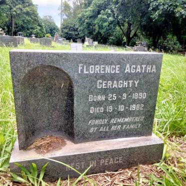 GERAGHTY Florence Agatha 1890-1982